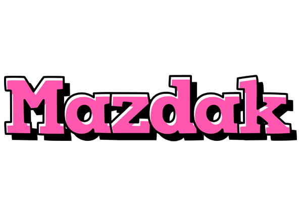 Mazdak girlish logo