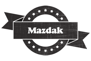 Mazdak grunge logo