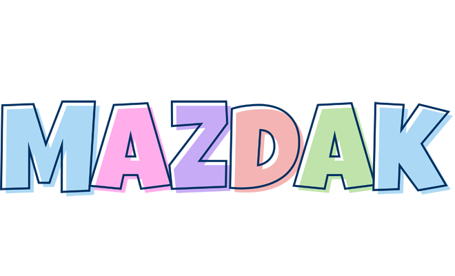 Mazdak pastel logo