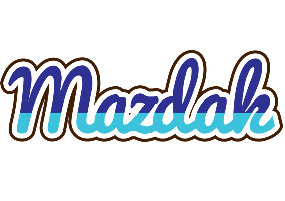 Mazdak raining logo