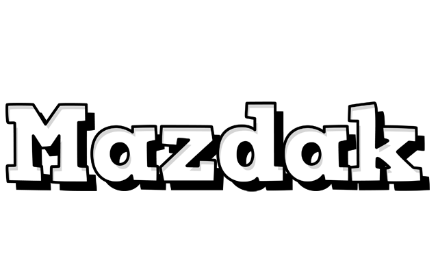Mazdak snowing logo