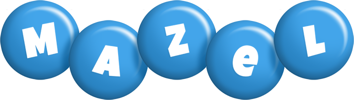 Mazel candy-blue logo