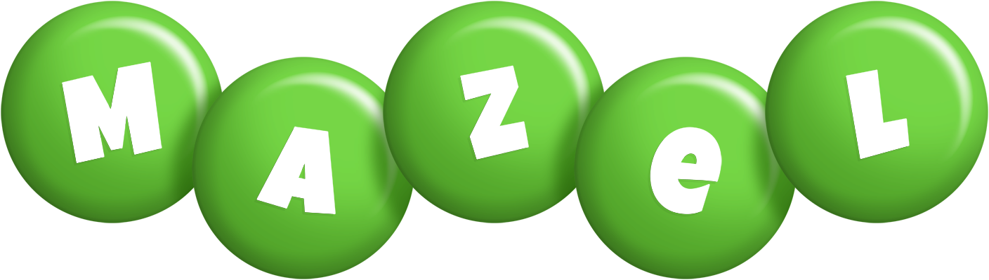 Mazel candy-green logo