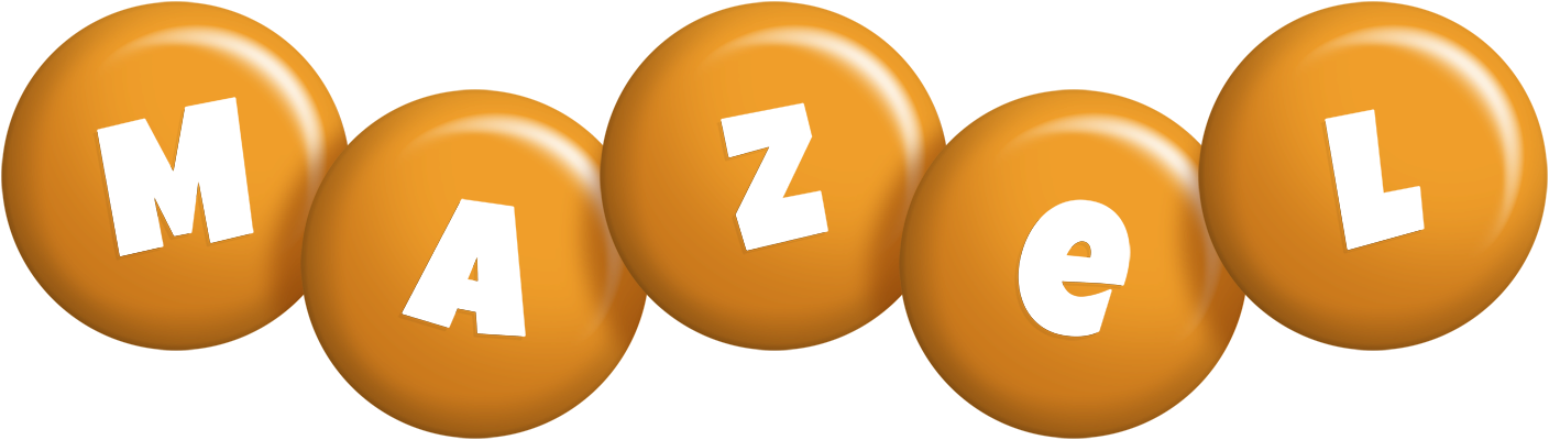 Mazel candy-orange logo