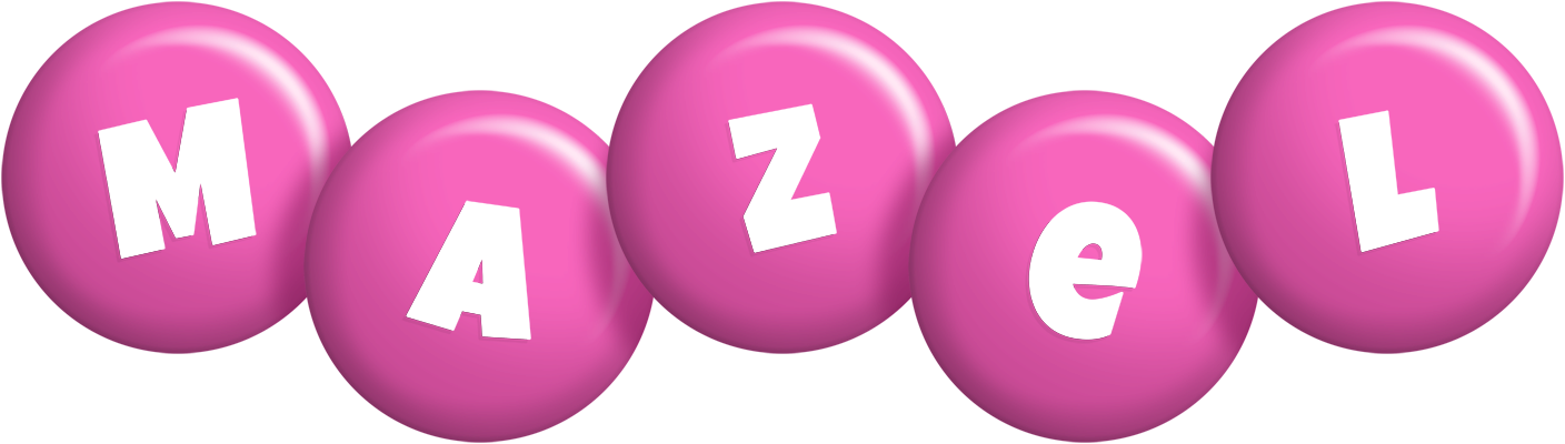 Mazel candy-pink logo