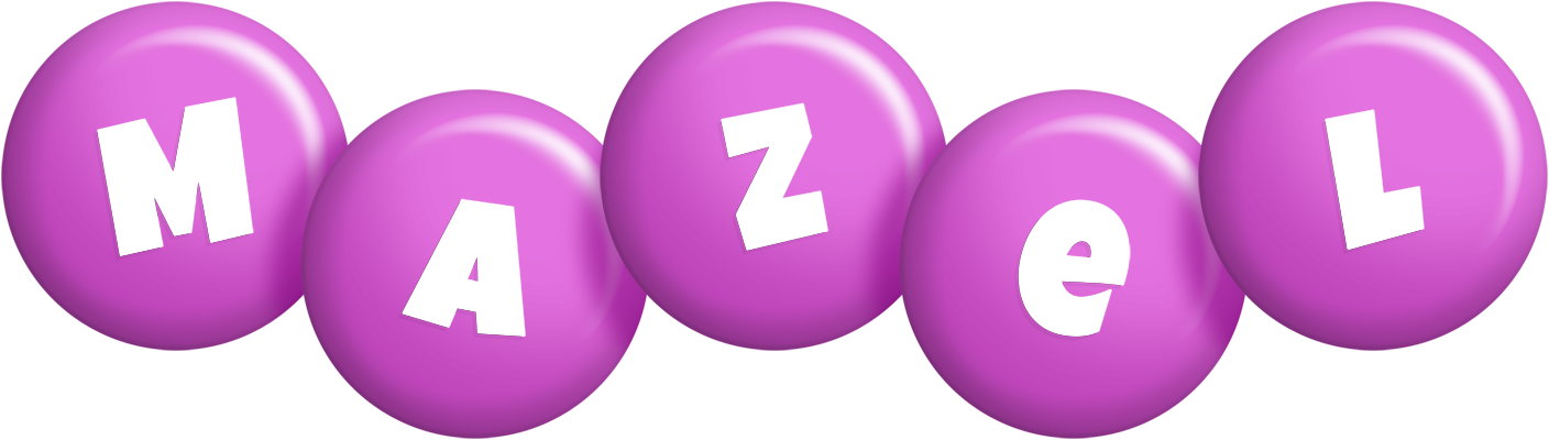 Mazel candy-purple logo