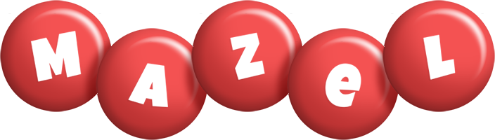 Mazel candy-red logo