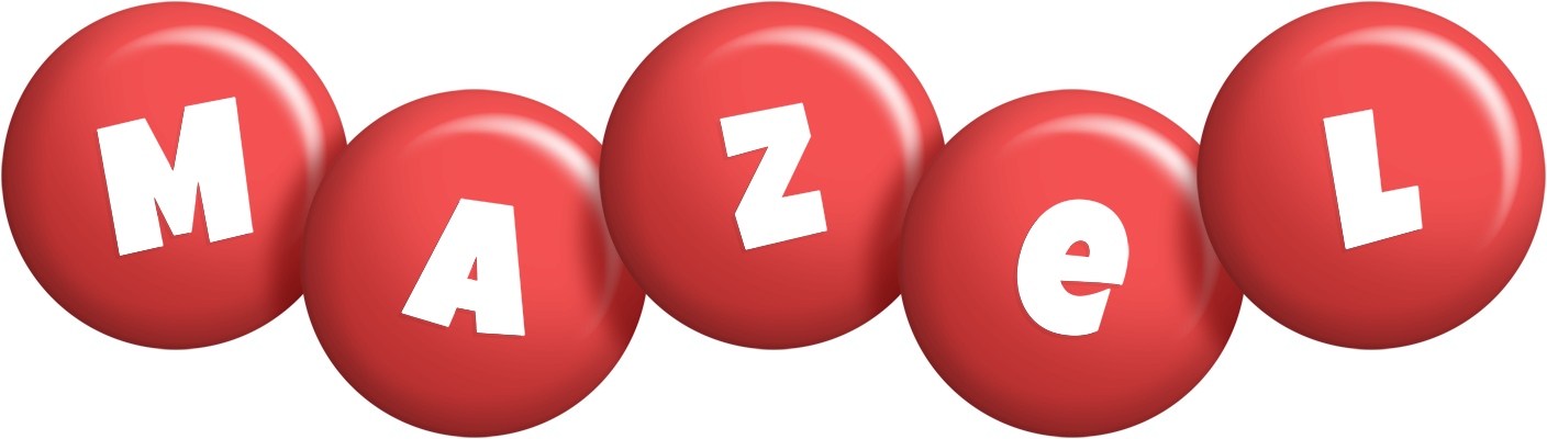 Mazel candy-red logo