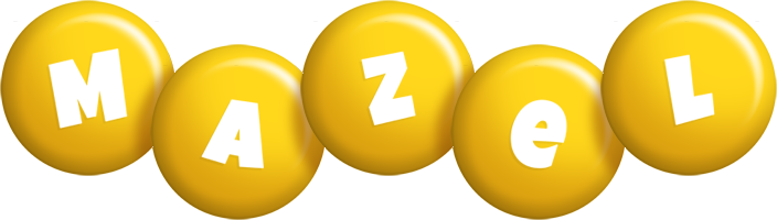 Mazel candy-yellow logo