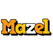 Mazel cartoon logo