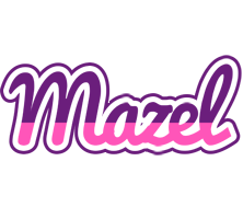 Mazel cheerful logo