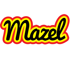 Mazel flaming logo