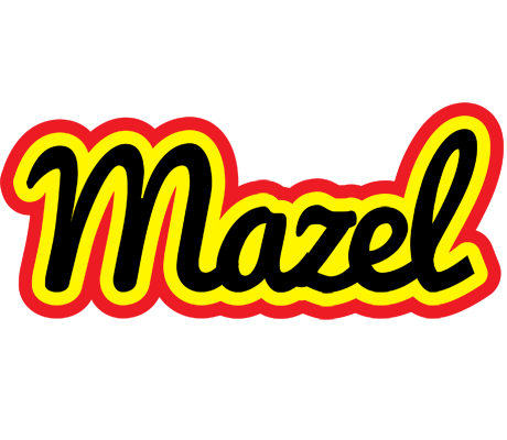 Mazel flaming logo
