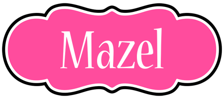 Mazel invitation logo