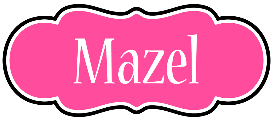 Mazel invitation logo