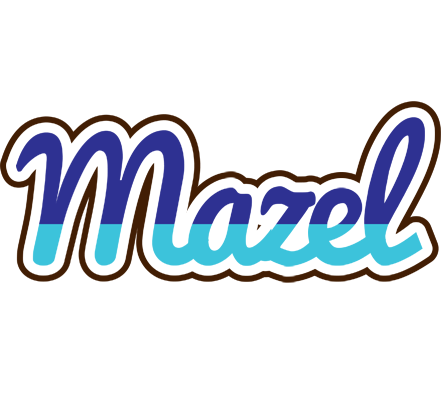 Mazel raining logo