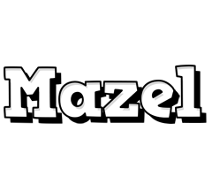 Mazel snowing logo