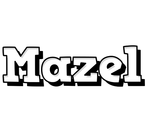 Mazel snowing logo
