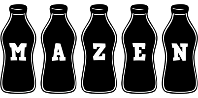 Mazen bottle logo