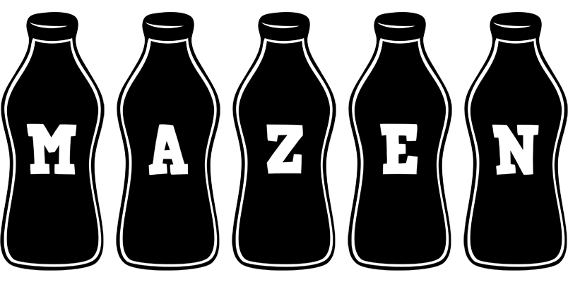 Mazen bottle logo