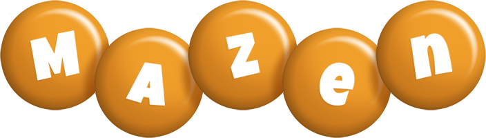 Mazen candy-orange logo