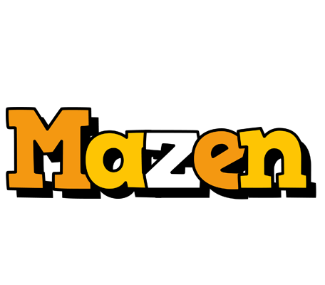 Mazen cartoon logo