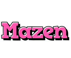 Mazen girlish logo