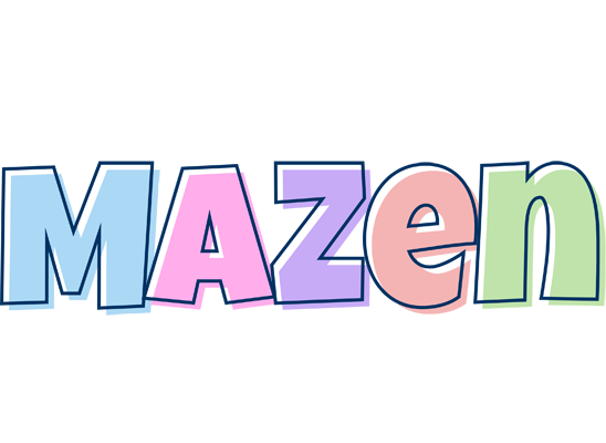 Mazen pastel logo