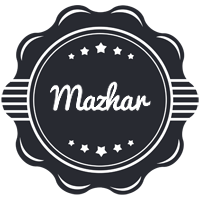 Mazhar badge logo