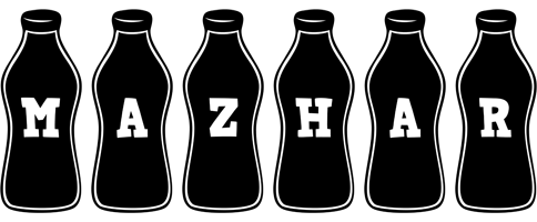 Mazhar bottle logo