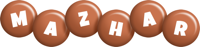 Mazhar candy-brown logo