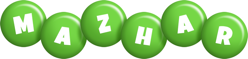 Mazhar candy-green logo