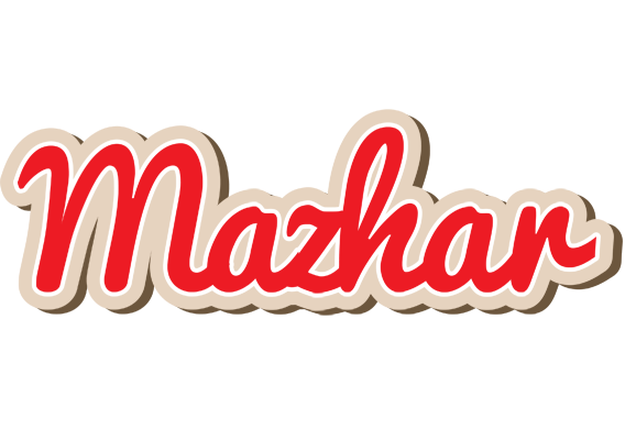 Mazhar chocolate logo