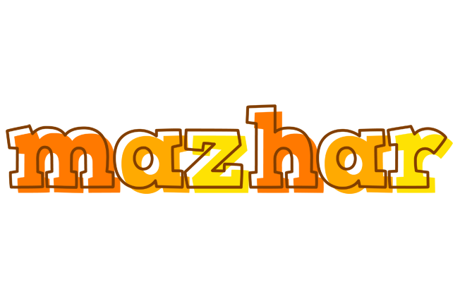 Mazhar desert logo