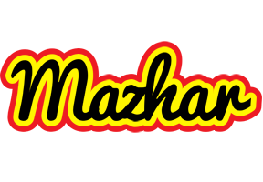 Mazhar flaming logo