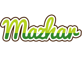 Mazhar golfing logo