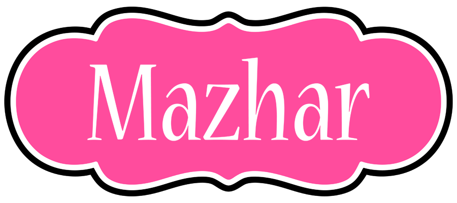 Mazhar invitation logo