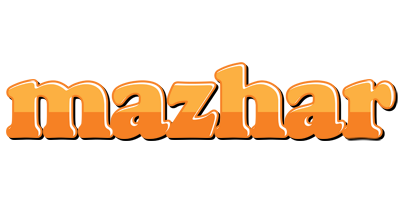 Mazhar orange logo