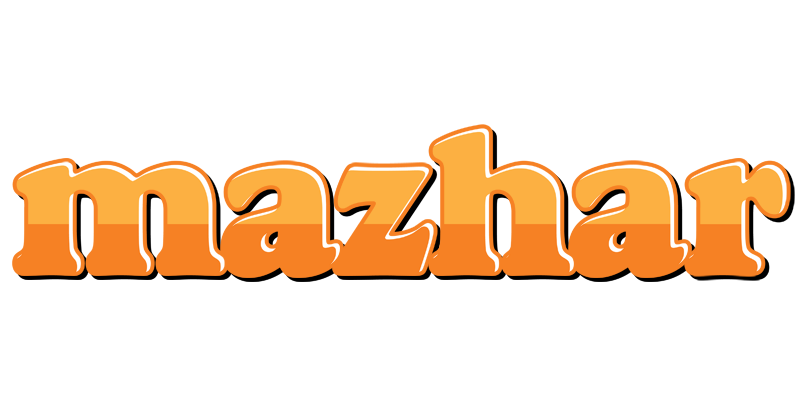 Mazhar orange logo