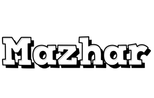 Mazhar snowing logo