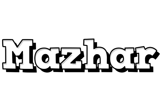 Mazhar snowing logo