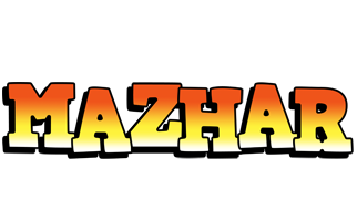 Mazhar sunset logo