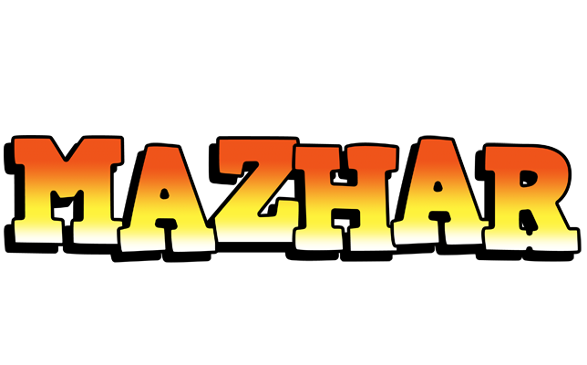 Mazhar sunset logo