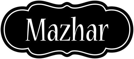 Mazhar welcome logo