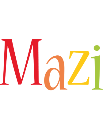 Mazi birthday logo