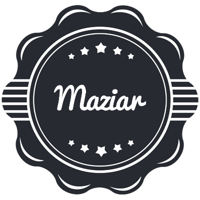 Maziar badge logo