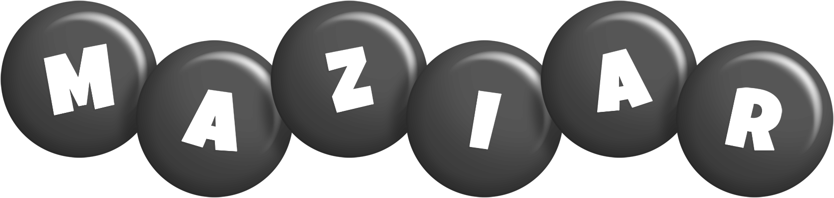 Maziar candy-black logo