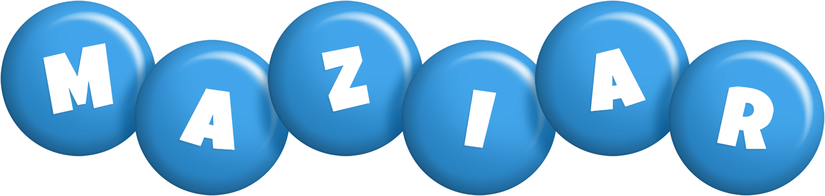 Maziar candy-blue logo