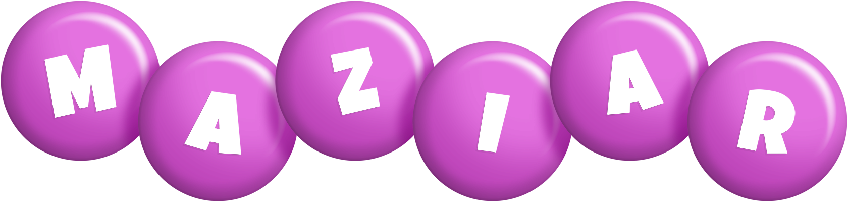 Maziar candy-purple logo