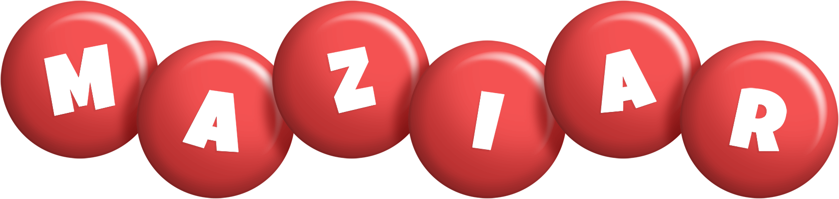 Maziar candy-red logo